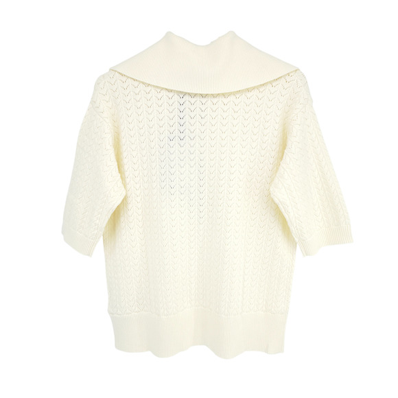 VARLEY Arney Half-Zip Polo Sweater in Egret M - Picture 5 of 11